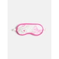 thumbnail image 4 of Wonder Nation Girls Long Sleeve Button Front Top and Pants with Eye Mask, 3-Piece Sleep Set, Sizes 4-18, 4 of 4