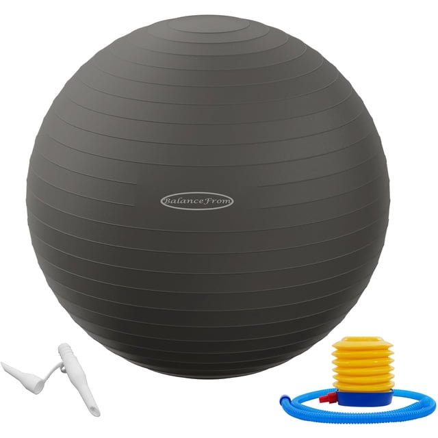 Pelota de ejercicio Fitvids XL de 76 cm, antiexplosión y antideslizante