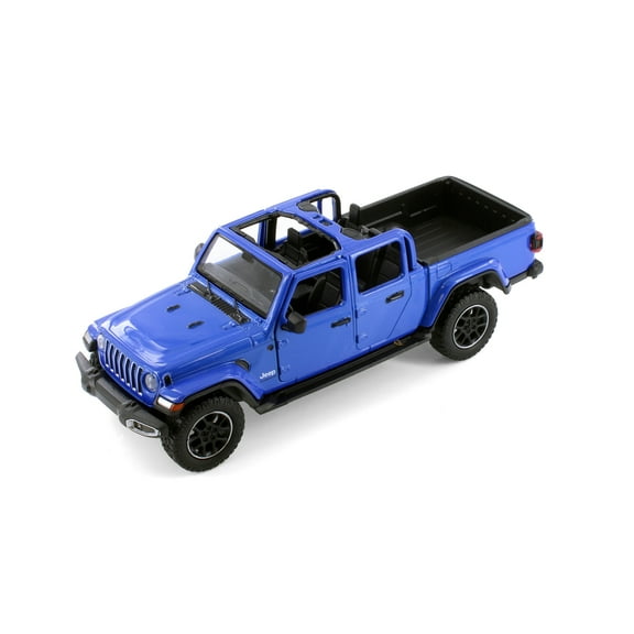 2021 Jeep Gladiator Overland Pickup Truck, Blue - Showcasts 71367D - 1/27 Scale Diecast Model Car