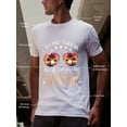thumbnail image 5 of The Ship Print T-Shirt for Men Women Couple, Street Casual Short Sleeve Cotton Tee -Ultra-Soft, Comfortable Breathable, Moisture-Wicking, Daily Wear, All Season, Black Men XXX, 5 of 9