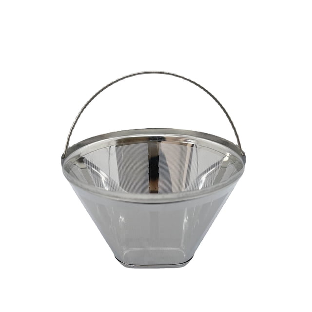Reusable 304 cone coffee filters Stainless steel coffee filter, filter coffee maker, 2-piece permanent cone filter