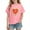 #114-Pink, variant on hengsof Children's Short Sleeve Shirts and Tops