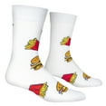 thumbnail image 3 of Crazy Socks Burger & Fries Fun Print Novelty Crew Socks for Men, 3 of 6