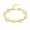 Gold-White, variant on Crystal Cremation Bracelet for Ashes Stainless Steel - Heart Urn Bracelet for Ashes for Pet/Human Memorial Bangle