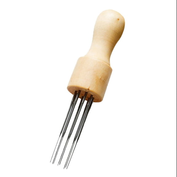 Ciwanning Felting Needle with Eight Tool Craft Wool Felt Solid Wooden Handle