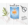 thumbnail image 3 of Darling Souvenir Blue Birthday Invitation Card Printable Fill or Write In Blank Invites Party Supplies Pack Of 28 5 x 7 Inches, 3 of 5