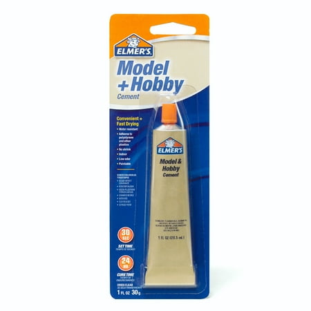 Elmer's E1013 Model & Hobby Cement, 1 Oz, Each