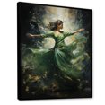 thumbnail image 2 of Designart "Chronicle Of Kathak Dance" Dance Floater Framed Wall Decor, 2 of 5