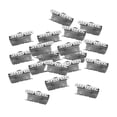 thumbnail image 2 of KLKCMS 20 Pieces Ribbon Clip Clamp Cord Crimp End for Jewellery Making Necklace 8mm, 2 of 8