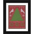 thumbnail image 1 of Shamp, Cindy 18x24 Black Ornate Wood Framed with Double Matting Museum Art Print Titled - O Christmas Tree, 1 of 4