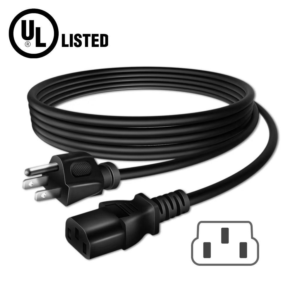 CJP-Geek 6ft UL AC Power Cord Cable for Mackie Onyx 820i DFX-6 Firewire Recording Mixer - image 4 of 5