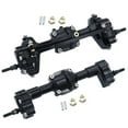 thumbnail image 1 of ZheElen RCGOFOLLOW 2piece Aluminum Alloy Protector Front Rear Axle For 1/24 Rc Front Rear Axle FMS FCX18 FCX24 RC Car Part Black, 1 of 6