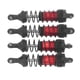 thumbnail image 5 of Cuatro amortiguadores de automóviles RC aleación de aluminio estable amortiguador delantero y trasero de alta elasticidad LC Racing 1 / 14 1 / 16 rojo, 5 of 10