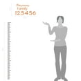 thumbnail image 2 of Giant DIY Growth Chart Kit Height Wall Ruler Decal Sticker, 2 of 4