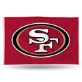 thumbnail image 1 of Rico Industries NFL San Francisco 49ers Bandera de una sola cara de 3 pies por 5 pies con ojales, 1 of 1