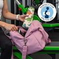 thumbnail image 5 of Beige Colorful Dinosaur Pattern Hot Yoga Mat Towel Non Slip for Hot Yoga - Quick-Drying Yoga Mat Cover with 4 Corner Pockets with Travel Bag - Hot Yoga Towel Non Slip 70"x26", 5 of 6