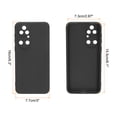 thumbnail image 2 of Funda para teléfono de 6.3"x3"x0.39" para teléfonos celulares, cubierta protectora de cuerpo completo de TPU de silicona para hombres y mujeres, negra, 2 of 6
