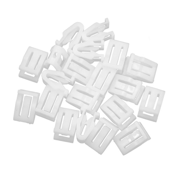 20pcs Universal White Car Auto Plastic Retainer Console  Panel Clip Fastener Interior