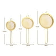 thumbnail image 3 of POINTERTECK Flour Sifter Fine Mesh Hanging Ear Design Uniform Hole Stainless Steel Kitchen Dining Room Handheld Manual Oil Juice Strainer Daily Use, 3 of 12