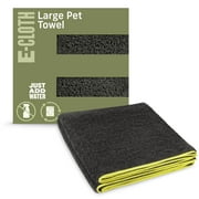 E-Cloth Pet Cleaning & Drying Microfiber Towel - Super-Absorbent Towel for Pets, Animals, Dogs, Cats - Large