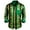 Green mens shirts, variant on BdTemWBs Mens St Patrick Shirts Long Sleeve Button Down Shirt with Pocket Casual Shirts Work Shirts for Men - Green,L