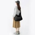 thumbnail image 5 of Bolso de compras unisex SSuperp grande para mujer negro, 5 of 5