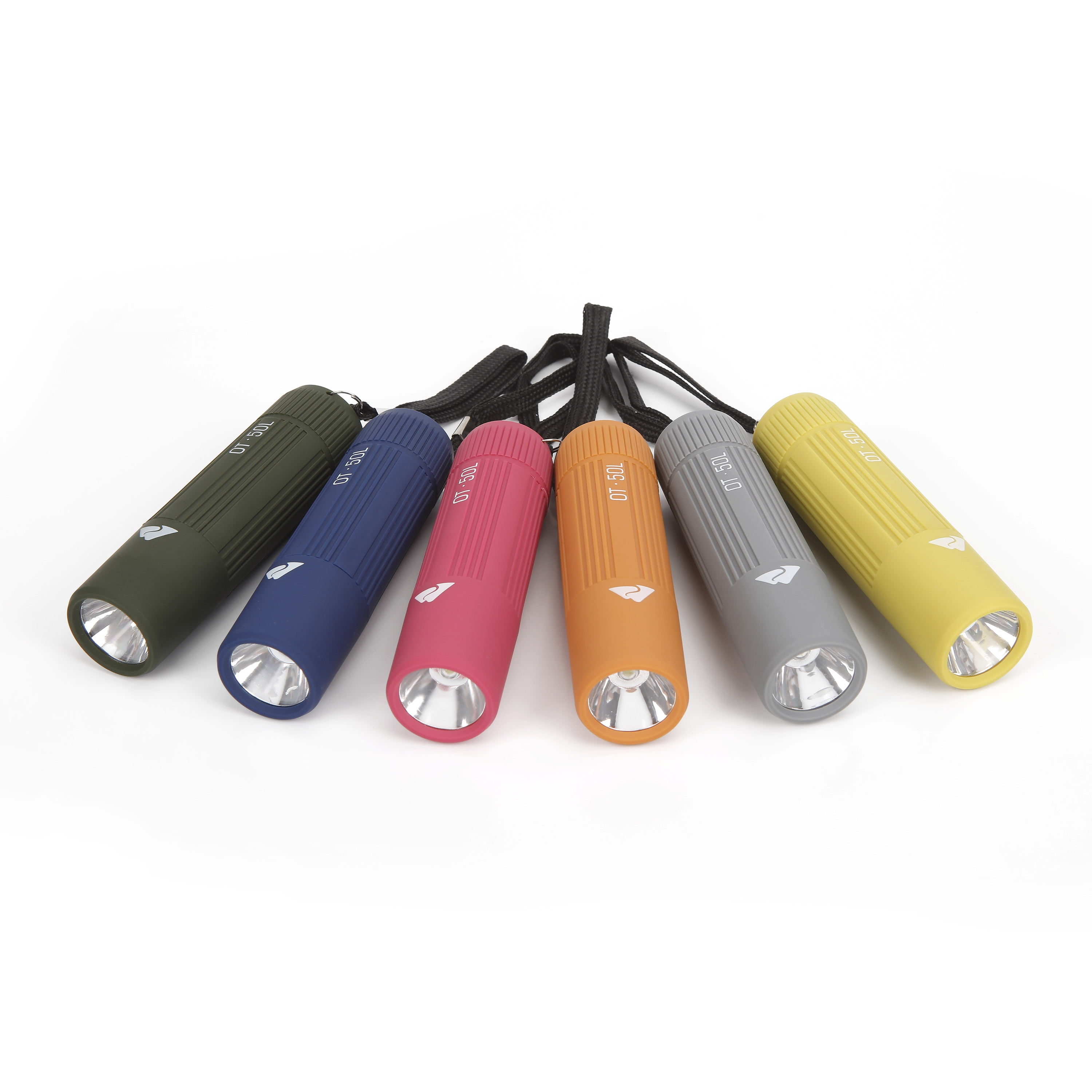 Ozark Trail Mini Handheld LED Flashlight, 50 Lumens, 6 Colors, Model