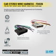thumbnail image 5 of Scosche FD02B Wiring Harness Compatible w/ Non-Amplified 1985-2004 Ford/Lincoln/Mazda/Mercury/Nissan, 5 of 11
