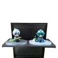 thumbnail image 3 of FixtureDisplays® 23 x 14.4" Black MDF Wood Shelf with Brackets for 19418 Rack 19418-SHELF, 3 of 7