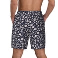 thumbnail image 4 of Uemuo Daisies Flowers Pattern Mens Swim Trunks Quick Dry Board Shorts with Mesh Lining, Stretch Beach Shorts Quick Dry No-Chafing Board Shorts-X-Large, 4 of 9