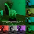 thumbnail image 4 of Dinasour Night Light for Kids - Ticent 3D Tanystropheus USB Lamp Baby Nursery Nightlight 7 Colors Changing Lighting for Boy Girl Room Halloween Christmas Birthday Gifts, 4 of 7