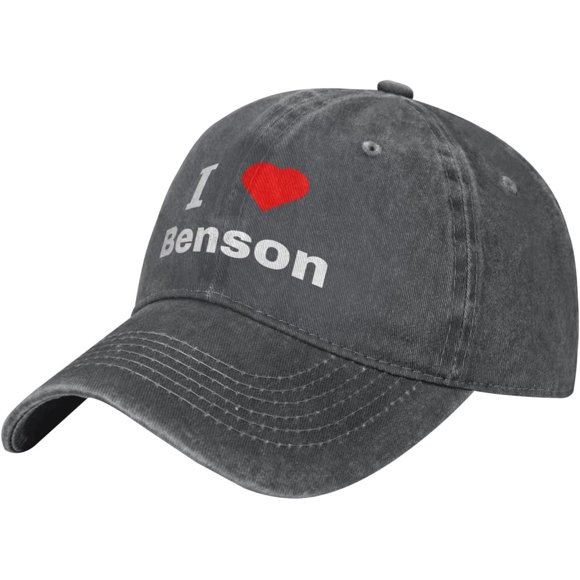 I Love Benson Baseball Cap for Men Women Adjustable Vintage Washed Golf Dad Hat 100% Cotton Hats