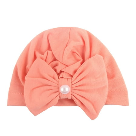 

Relanfenk Baby Hats Boy Girl Solid Bow Tie Knotted Beanie Headwear Cap Hat