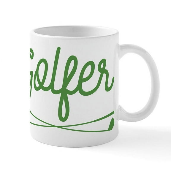CafePress - Golfer Mug - 11 oz Ceramic Mug - Novelty Coffee Tea Cup