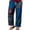 Dark Blue, variant on Mens Trousers Elasticated Waist Sweatpants Drawstring Athletic Joggers Running Workout Tracksuit Bottoms Straight Leg Smart Pants Lightweight Quick Dry Climbing Sportswear