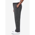 thumbnail image 3 of KingSize Men's Big & Tall Men’S Big & Tall Fleece Open-Bottom Sweatpants, 3 of 6