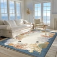 thumbnail image 2 of Milliken Guy Harvey Area Rug SEA FANS Sea Fans Blue Modern, 7' x 10', 2 of 5