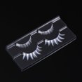 thumbnail image 3 of Pestañas postizas blancas creativas para fiesta de Halloween, extensión de pestañas superiores e inferiores, maquillaje de pestañas naturales suaves y Wispy, 2 pares, 3 of 5
