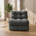 thumbnail image 4 of Convertible Folding Sofa Bed with Back Support, Portable Chair for Living Room Bedroom,Dark Gary, Dark Gray, 4 of 9