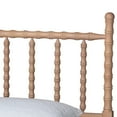 thumbnail image 6 of Baxton Studio Laurent Mid-Century Platform Bed, Queen, Beech Brown, 6 of 9