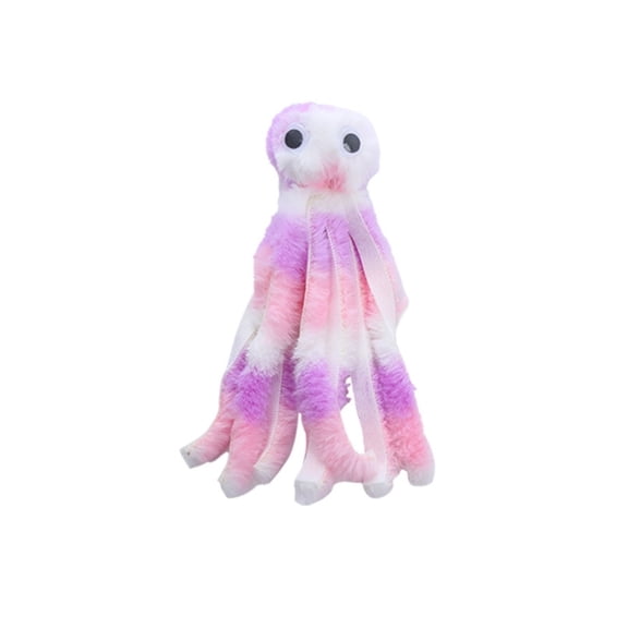 Yiran Stripe Octopus Catnip Teaser Stick, 1Pc