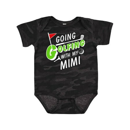 

Inktastic Going Golfing with My Mimi- Kids Golf Gift Baby Boy or Baby Girl Bodysuit