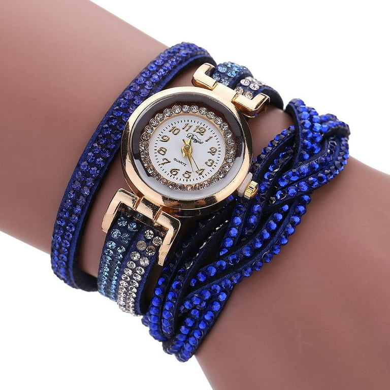 Women Women Gold Bracelet Quartz Wristwatch Watches Two Tone Watch Stretch Band Watches for Men through Watch Bands Digital Watch Simple Bracelet Watches Ladies Watch Case Walmart