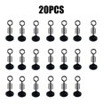thumbnail image 1 of Fishing Tackle Running Ledger Zip Slider Beads Swivels Pulley Clip Line Rigs 20Pcs 4*5Mm Shenzhuyue, 1 of 4