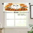 thumbnail image 3 of AshasdS Halloween Ghost Pumpkin Polyester Window Valance Curtain for Home Kitchen Living Room Bedroom Bathroom Decor 54x18 inch, 3 of 5
