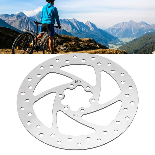 Disque de Frein de Vélo de Montagne, Bride de Rotor de Frein à Disque à Six Trous Ronds, Remplacement de Rotor de Frein à Disque