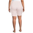 thumbnail image 5 of JMS Just My Size by Hanes Women's Plus Size 4-Pocket Pull-On Bermuda Shorts, 5 of 6