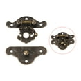 thumbnail image 3 of Uxcell Wood Case Chest Box Rectangle Clasp Closure Hasp Latches Bronze Tone 38 x 30mm 10 Sets, 3 of 4
