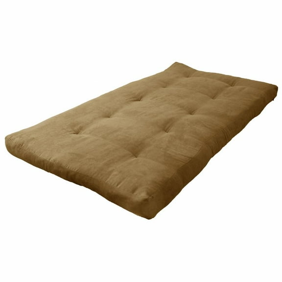 Blazing Needles Vitality 6-inch Microsuede Twin-size Futon Mattress - Camel - Camel