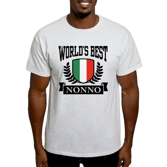 CafePress - World's Best Nonno Light T Shirt - Men's Classic Graphic T-Shirt